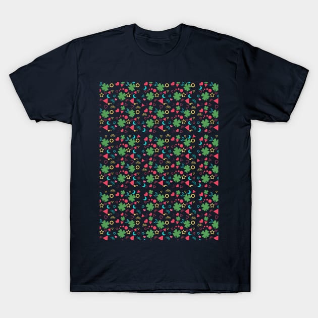 Seamless random pattern T-Shirt by Mapunalajim